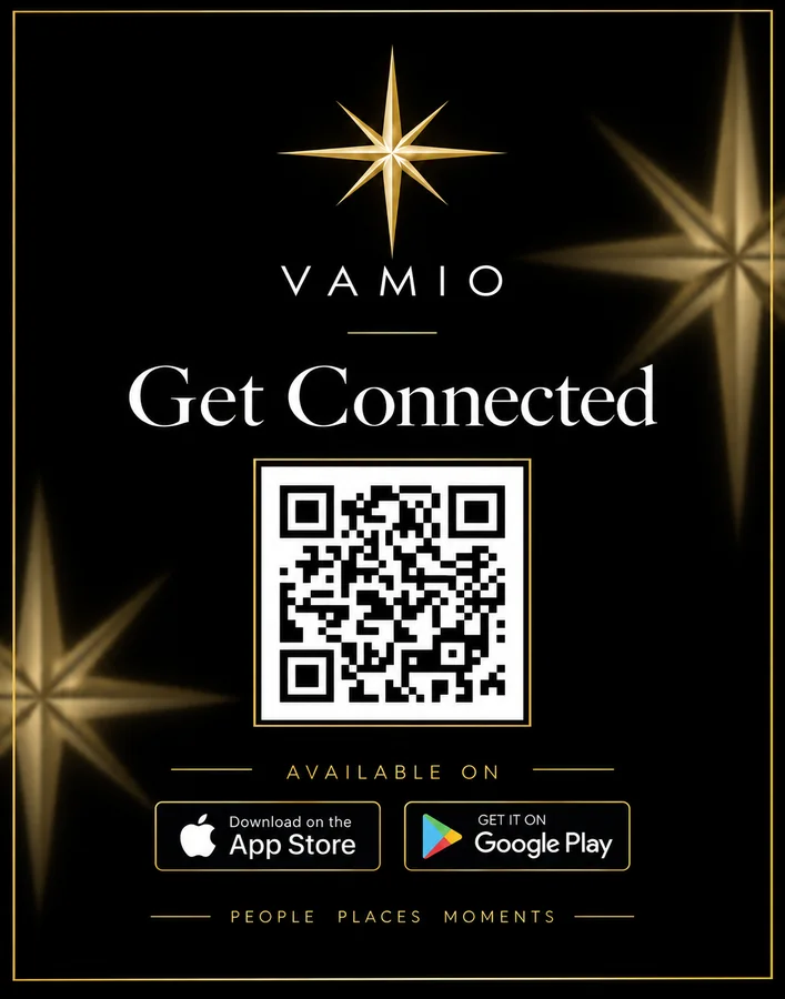 Black Vamio Get Connected promotional graphic